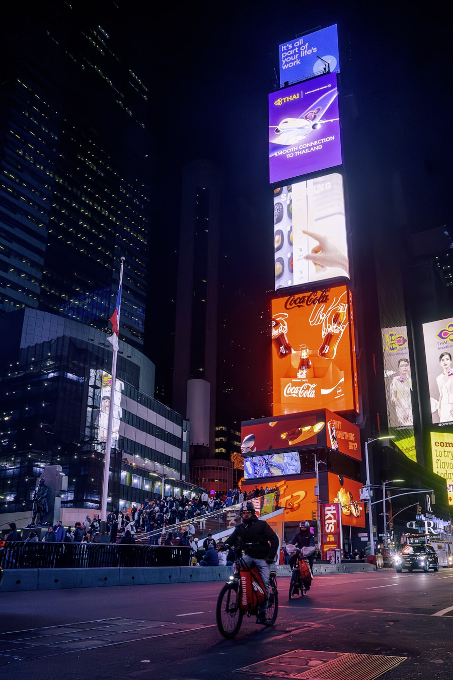 Times Square at night